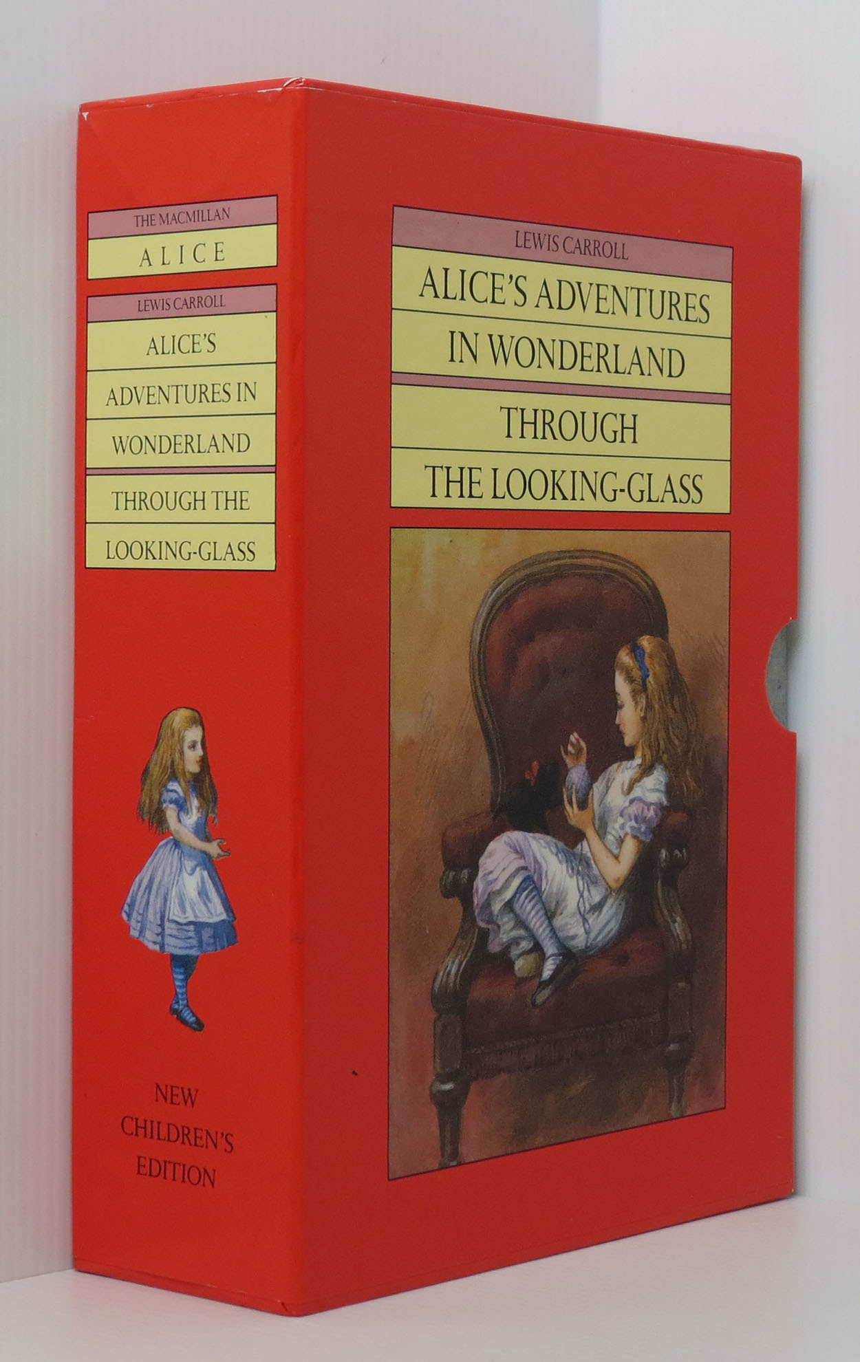 New　(Slipcase　Looking　Through　in　Edition　Vol.　Adventures　Alice's　Glass　Children's　Wonderland　the　Set)